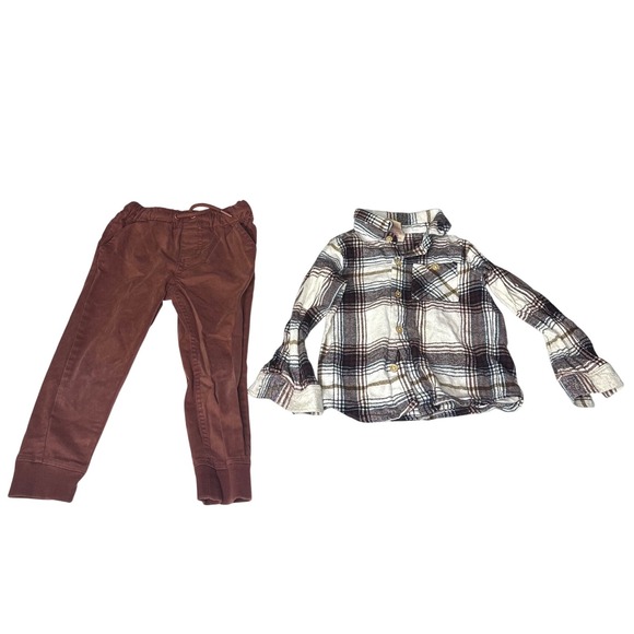 3T Toddler Boy Skinny Cat & Jack Blue Denim Pants And A 2 Piece Telluride Outfit - Picture 4 of 12